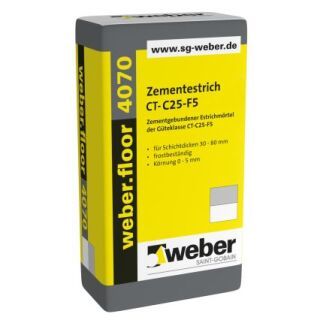 weber.floor 4070, Zementestrich