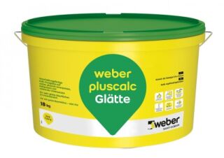 weber pluscalc Glätte 18kg/Eimer Feinspachtel