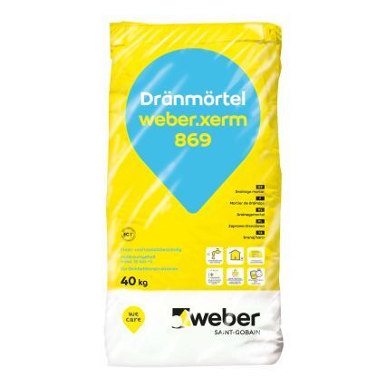 weber.xerm 869, Dränmörtel