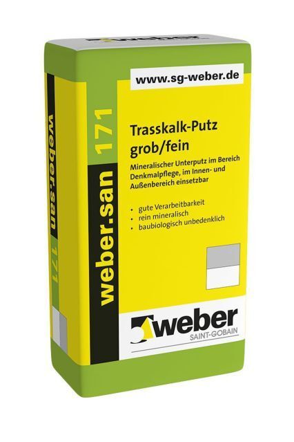 weber.san 171, Unterputz und Strukturputz