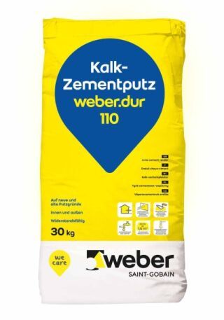 weber.dur 110 Mineralischer Kalk-Zementputz