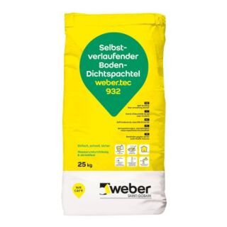 weber.tec 932, selbstverlaufender Bodendichtspachtel