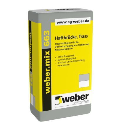 weber.mix 663 Trass-Haftbrücke