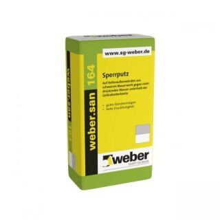 weber.san 164, Sperr- und Dichtungsputz