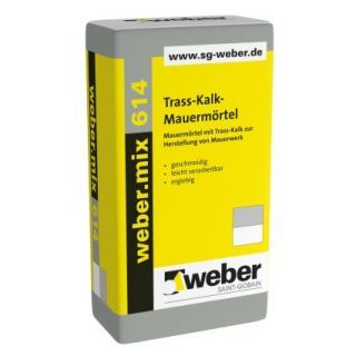 weber.mix 614 Trass-Kalk Mauermörtel