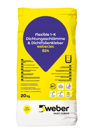 weber.tec 824, Flexible Dichtungsschlämme