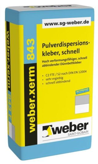 weber.xerm 843, Dünnbettkleber