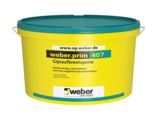 weber.prim 407, Gipsaufbrennsperre 