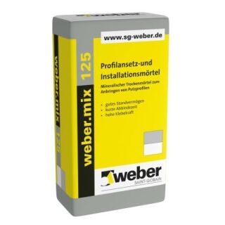 weber.mix 125 Mineralischer Trockenmörtel 