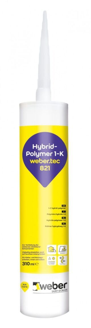 weber.tec 821, Hybrid Kleb- und Dichtstoff