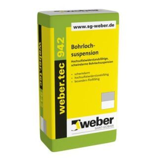 weber.tec 942, Bohrlochsuspension