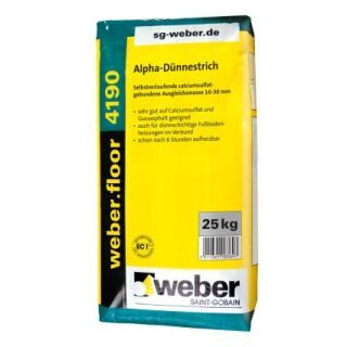 weber.floor 4190, Dünnestrich