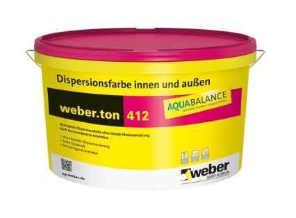 weber.ton 412 AquaBalance, Reinacrylat-Fassadenfarbe