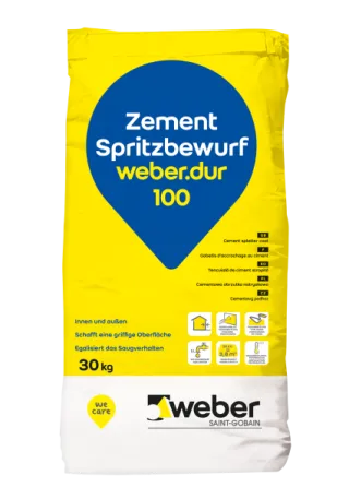 weber.dur 100 Zement-Spritzbewurf
