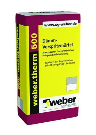 weber.therm 500, Dämm- und Vorspritzmörtel