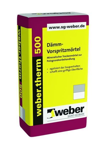 weber.therm 500, Dämm- und Vorspritzmörtel