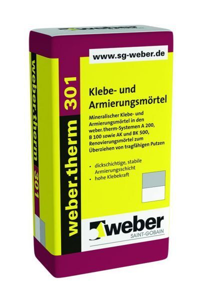weber.therm 301, Klebe- und Armierungsmörtel