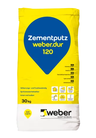 weber.dur 120 Mineralischer Zementputz
