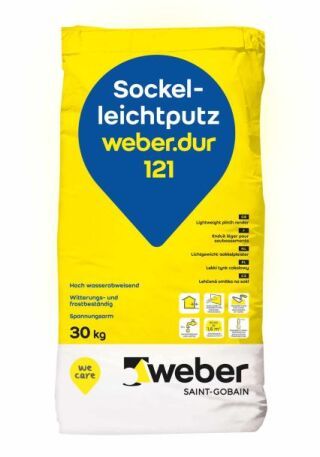 weber.dur 121 Mineralischer Kalk-Zementputz