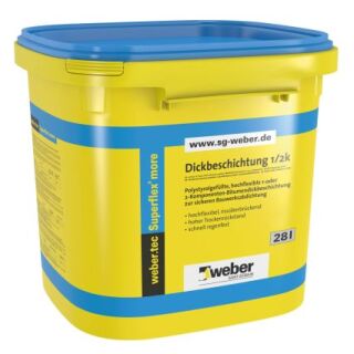 weber.tec Superflex more, Kunststoffmodifizierte Bitumen‑Dickbeschichtung