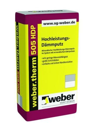 weber.therm 505 HDP, Hochleistungsdämmputz