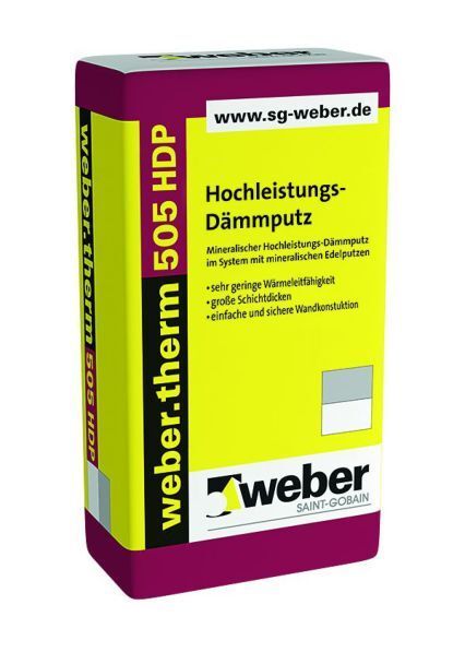 weber.therm 505 HDP, Hochleistungsdämmputz