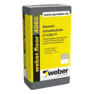 weber.floor 4060, Schnellestrich