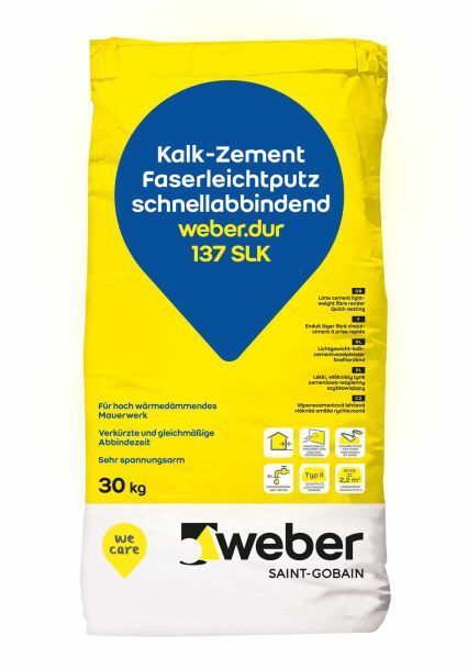 weber.dur 137 Mineralischer Leichtunterputz