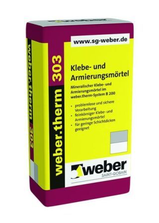 weber.therm 303, Klebe- und Armierungsmörtel