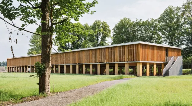 Parkhaus aus Holz