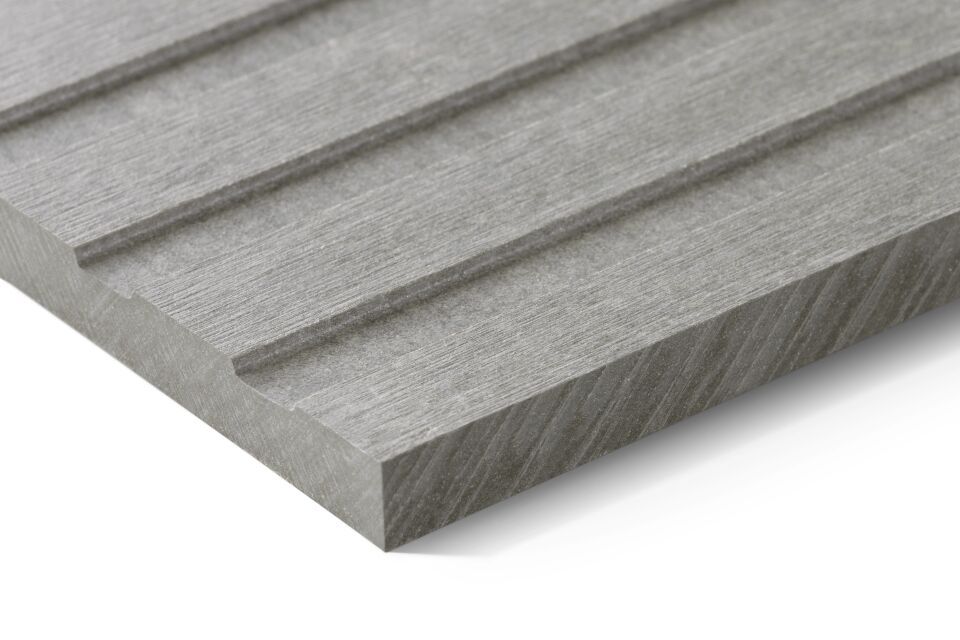 Fassadenplatten Patina Inline NXT P 045 grau 9,5 x 1250 x 3050 mm