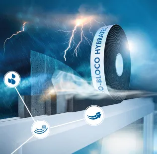 100 % zuverlässige Luftdichtheit, Energieeffizienz und Schlagregendichtheit