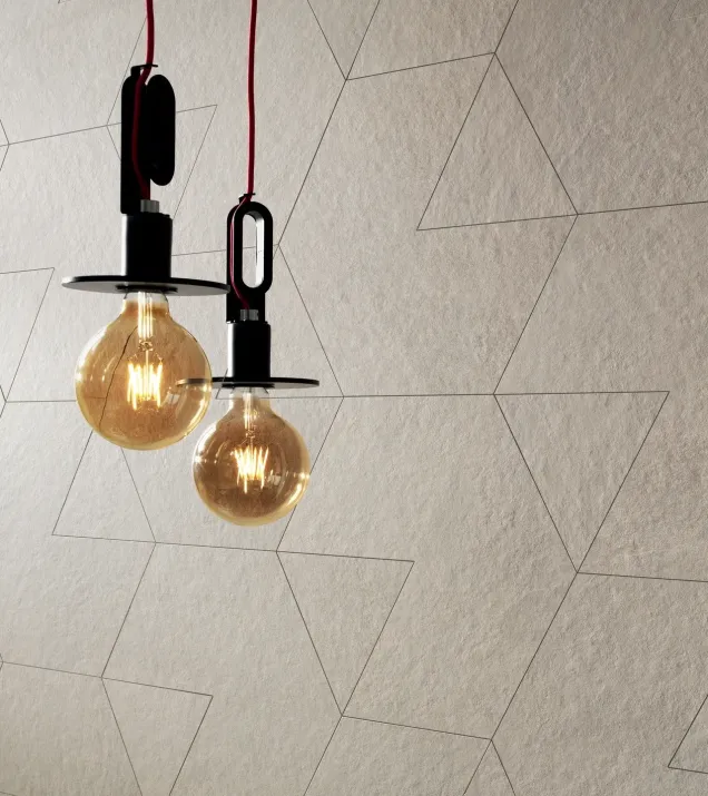 Wandfliese Nest Esagono + Triangolo Ivery Flow