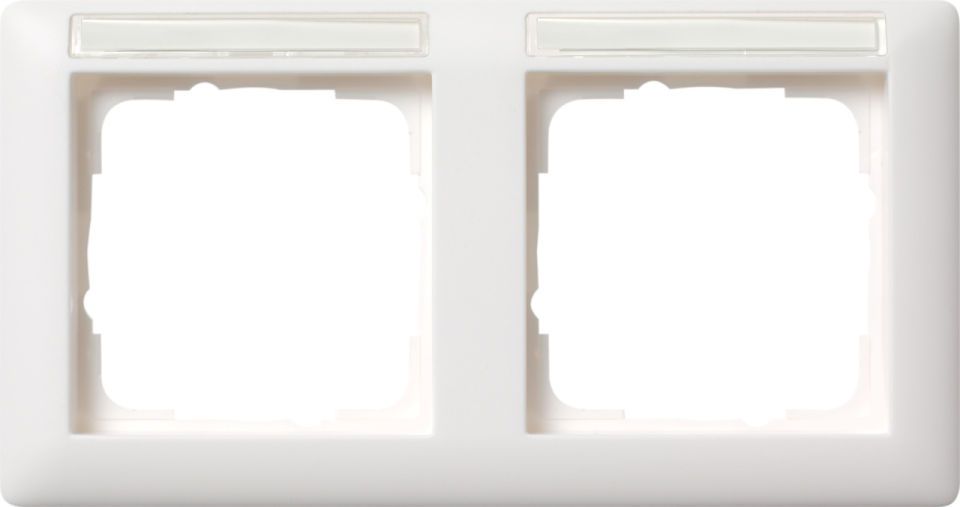 Gira Standard 55 Abdeckrahmen mit Beschriftungsfeld Gira Standard 55 Abdeckrahmen mit Beschriftungsfeld