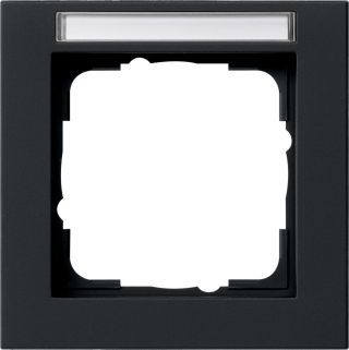 Abdeckrahmen 1f BSFGira E2 Schwarz m