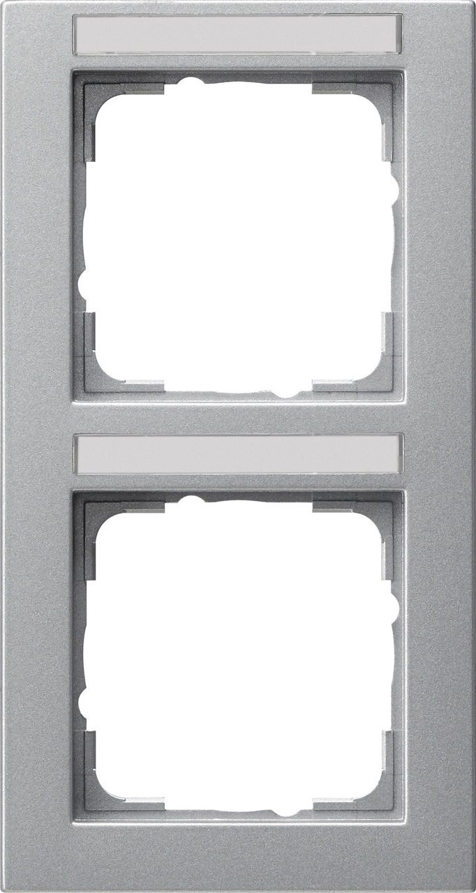 Gira E2 Abdeckrahmen mit Beschriftungsfeld Gira E2 Abdeckrahmen mit Beschriftungsfeld