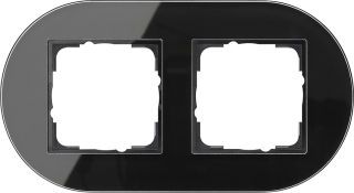 Abdeckrahmen 2fGira Studio G Schwarz