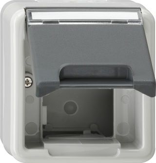 Gehäuse KD + BSF Einschübe Komm.technik WG AP Grau