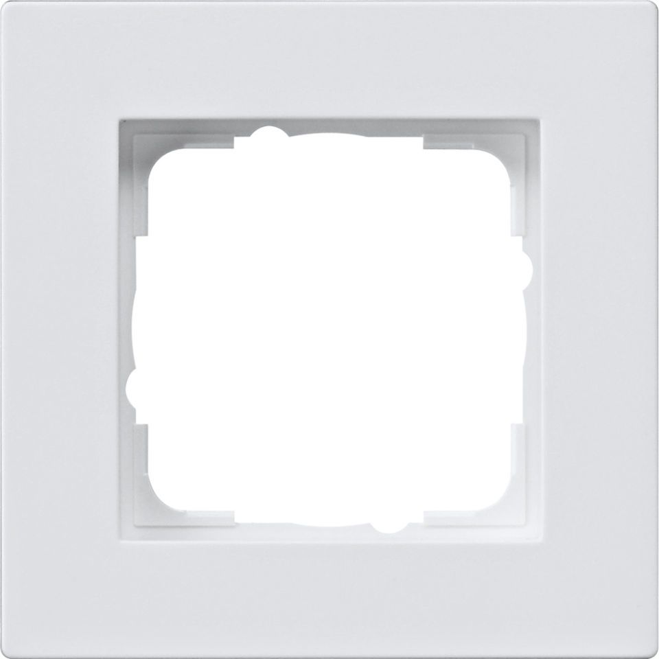 Abdeckrahmen 1f flachGira E2 Reinweiß