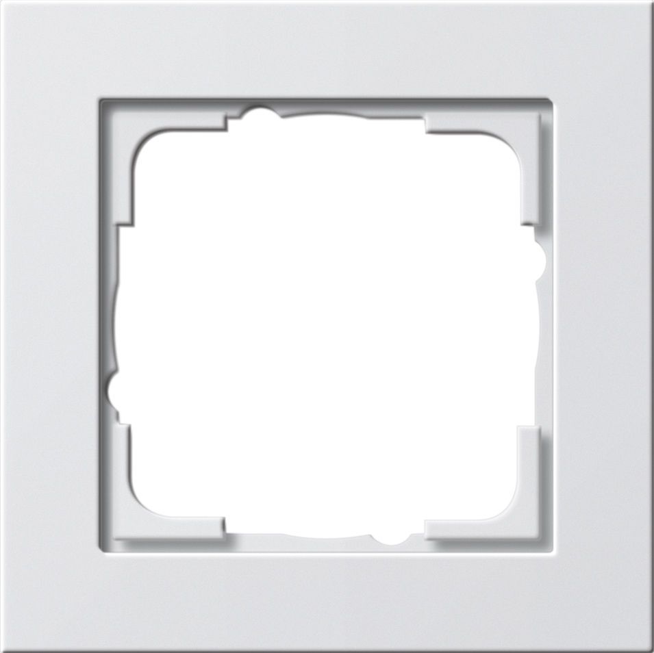 Abdeckrahmen 1fGira E2 Reinweiß