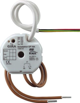 Schaltaktor 1f 16 A UP KNX