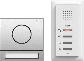 Gira System 106 Türsprech-Set EFH-Paket Audio