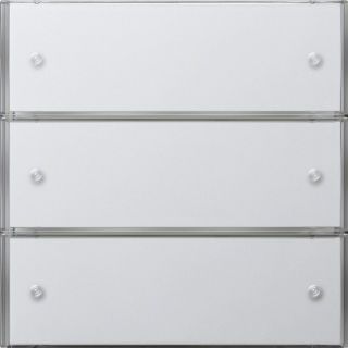 KNX Tastsens.3 Komfort 3fFlächenschalter Reinweiß