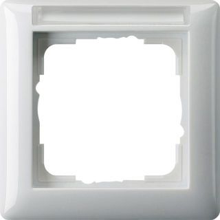 Abdeckrahmen 1f BSFStandard 55 Reinweiß