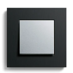 Gira Esprit Metall, Aluminium Schwarz (eloxiert)
