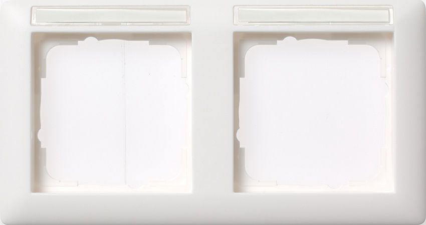 Gira Standard 55 Abdeckrahmen mit Beschriftungsfeld Gira Standard 55 Abdeckrahmen mit Beschriftungsfeld