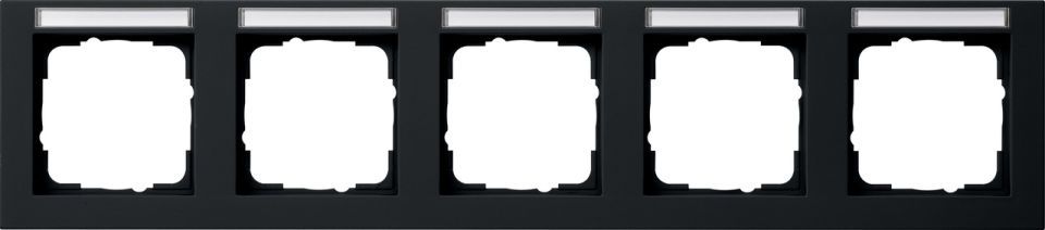 Gira E2 Abdeckrahmen mit Beschriftungsfeld Gira E2 Abdeckrahmen mit Beschriftungsfeld