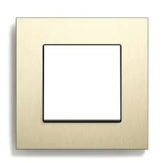 Gira Esprit Metall, Aluminium Hellgold (eloxiert)