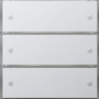 KNX Tastsens.3 Basis 3fFlächenschalter Reinweiß
