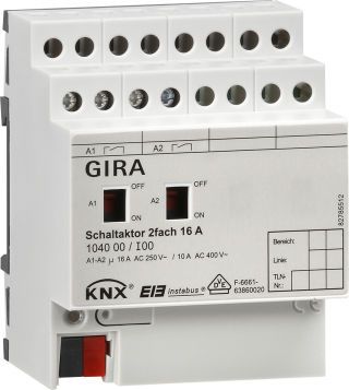 Schaltaktor 2f 16 A HandKNX REG